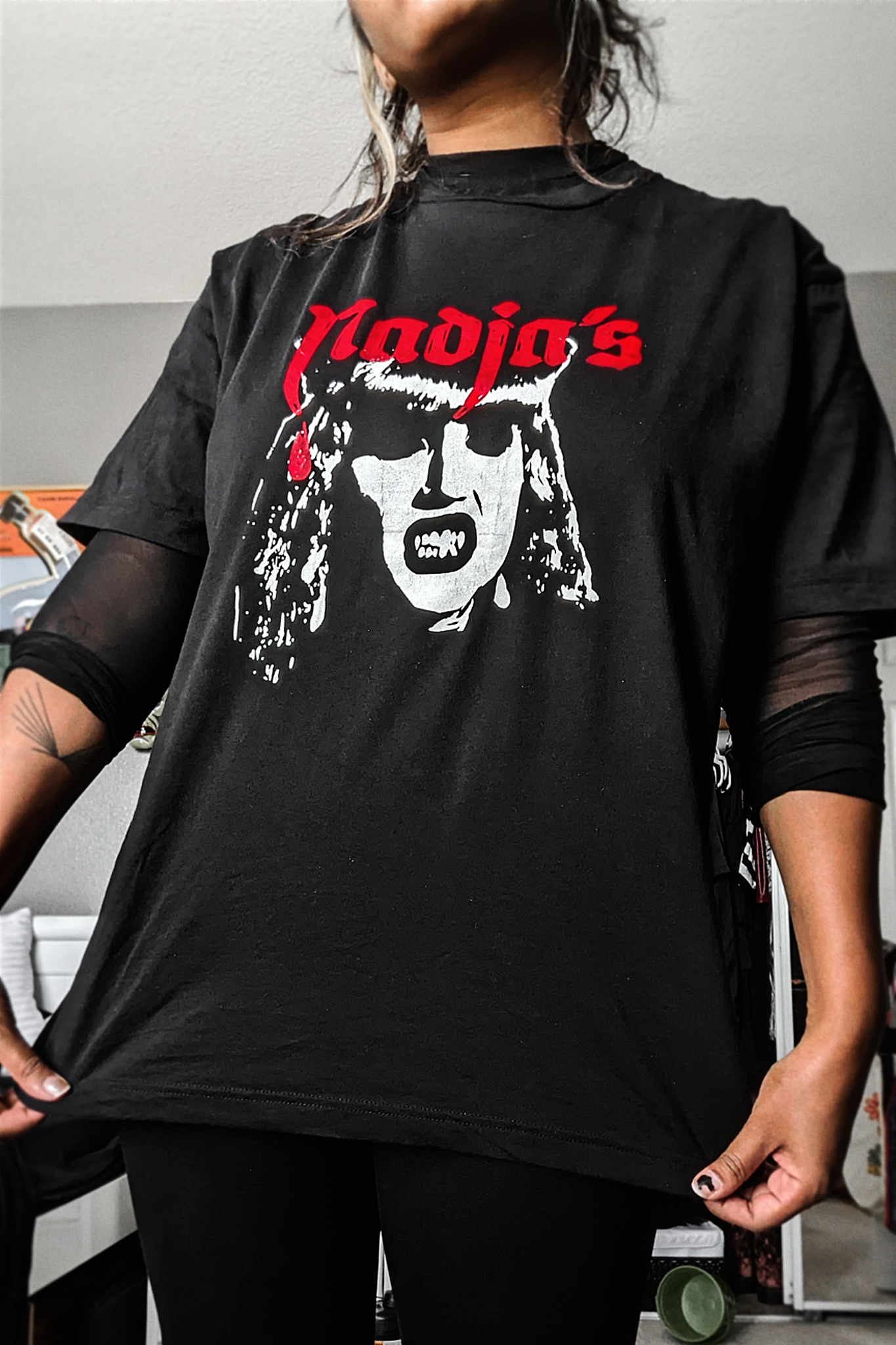 Nadja's Vampire Nightclub Punk-Style Shirt // What We Do in the Shadows