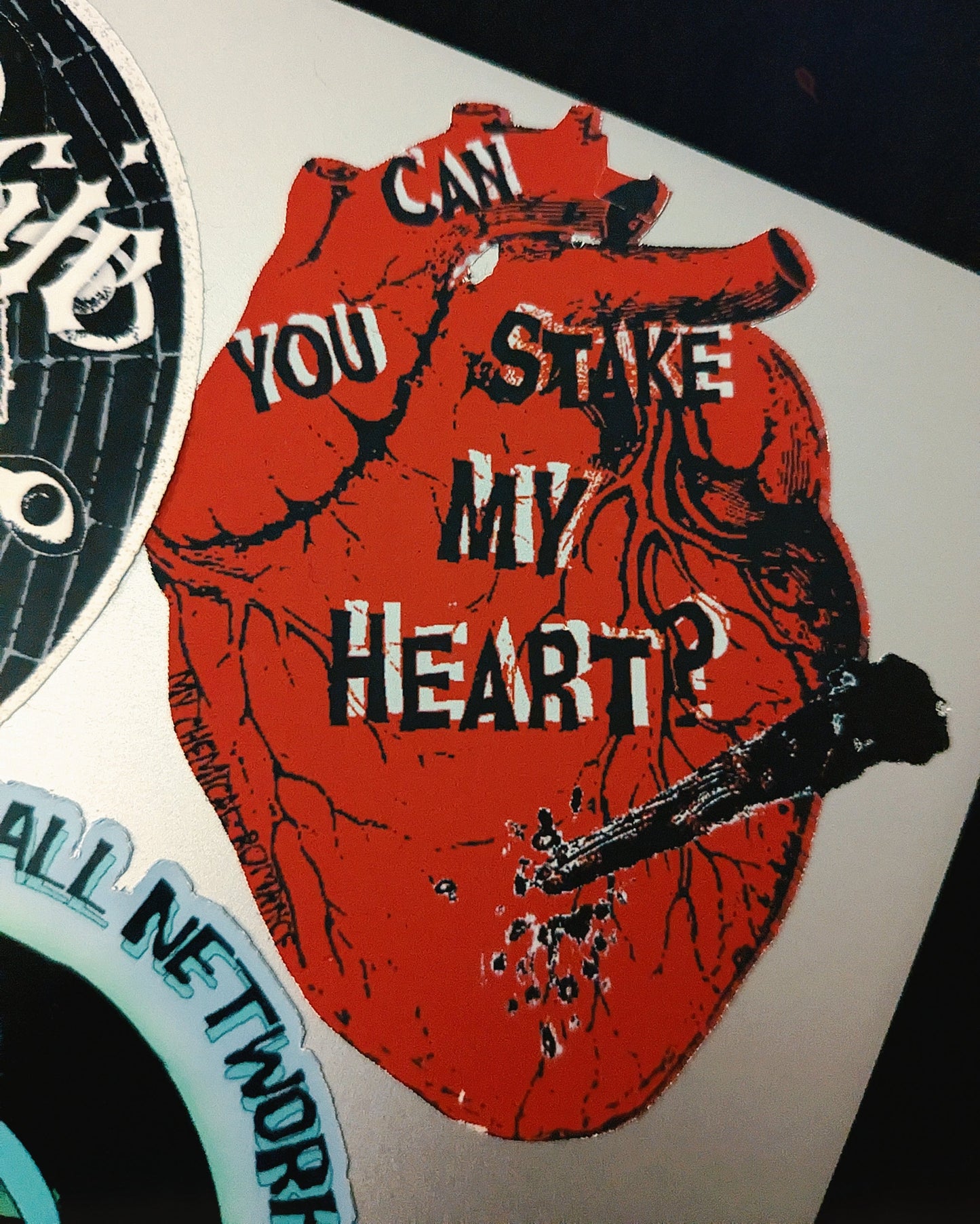Stake My Heart MCR Sticker