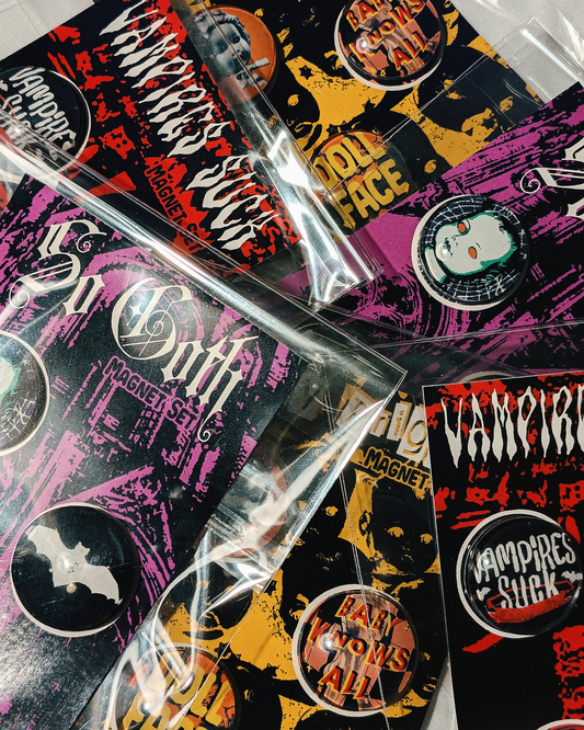 A So Goth Sucky Vampire Brigade of Doll Magnet Singles & Sets