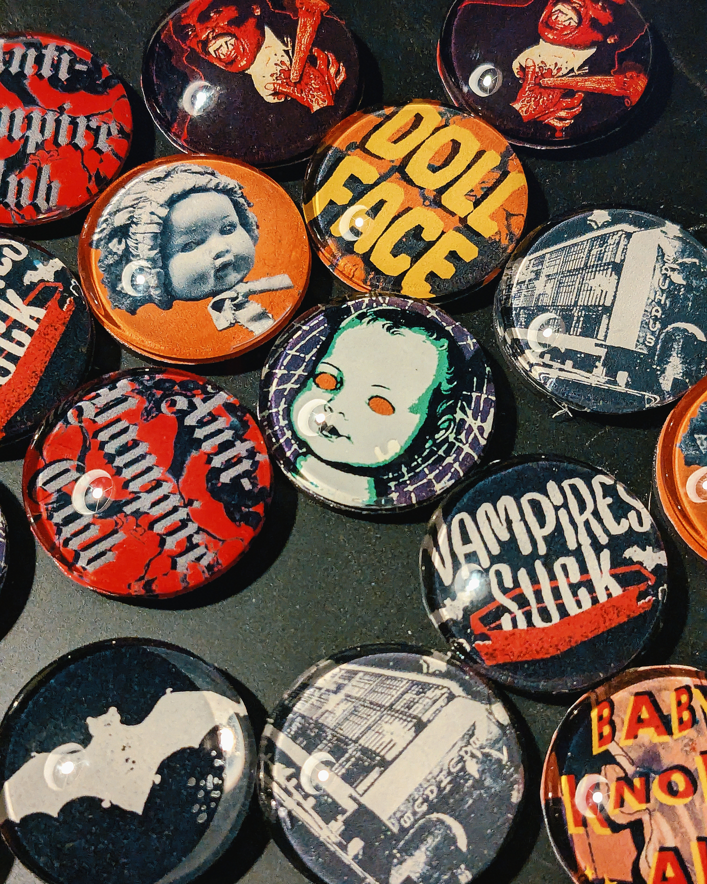 A So Goth Sucky Vampire Brigade of Doll Magnet Singles & Sets