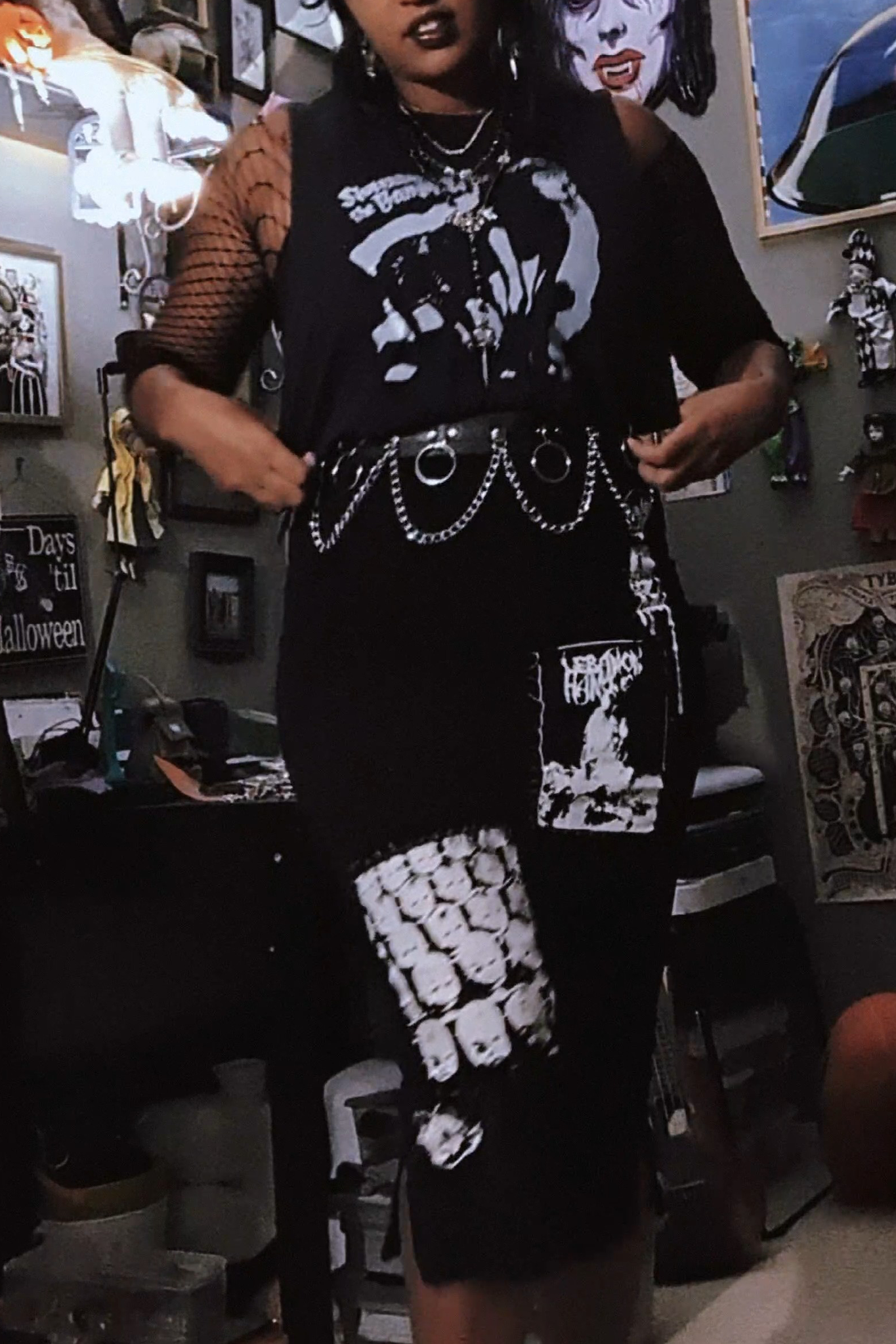 The Last Thing I Want is this Lebanon Hanover Screen Print Goth Patch