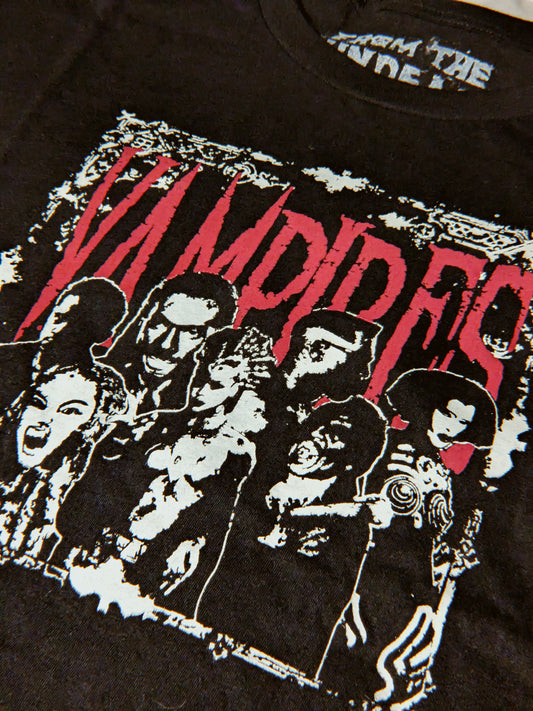 Black Vampires of History Punk-Style Shirt