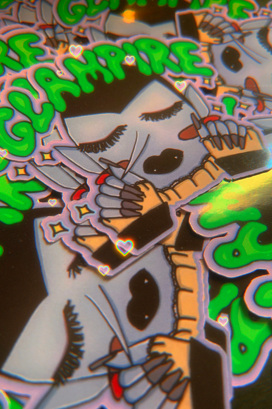 Glampire Glossy Sticker