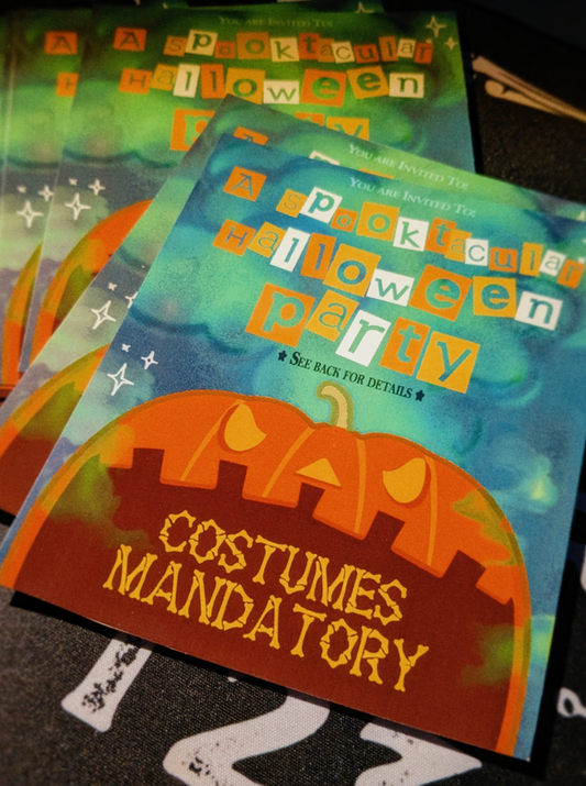 Spooktakular Halloween Party Invitations Pre-printed (5-20 ct.)