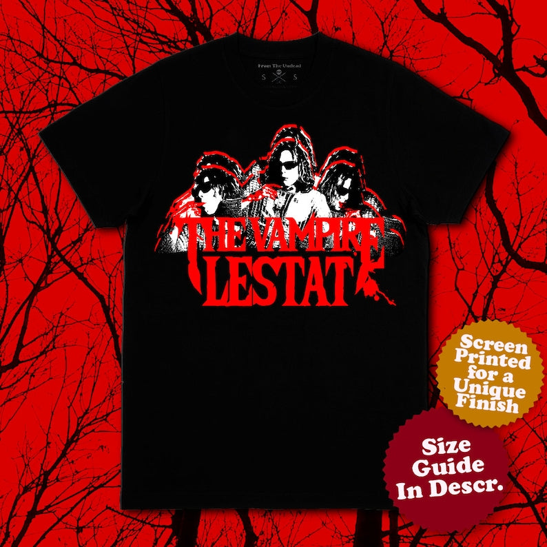 The Vampire Lestat's Blood Blood Blood Punk-Style Shirt | Interview with the Vampire