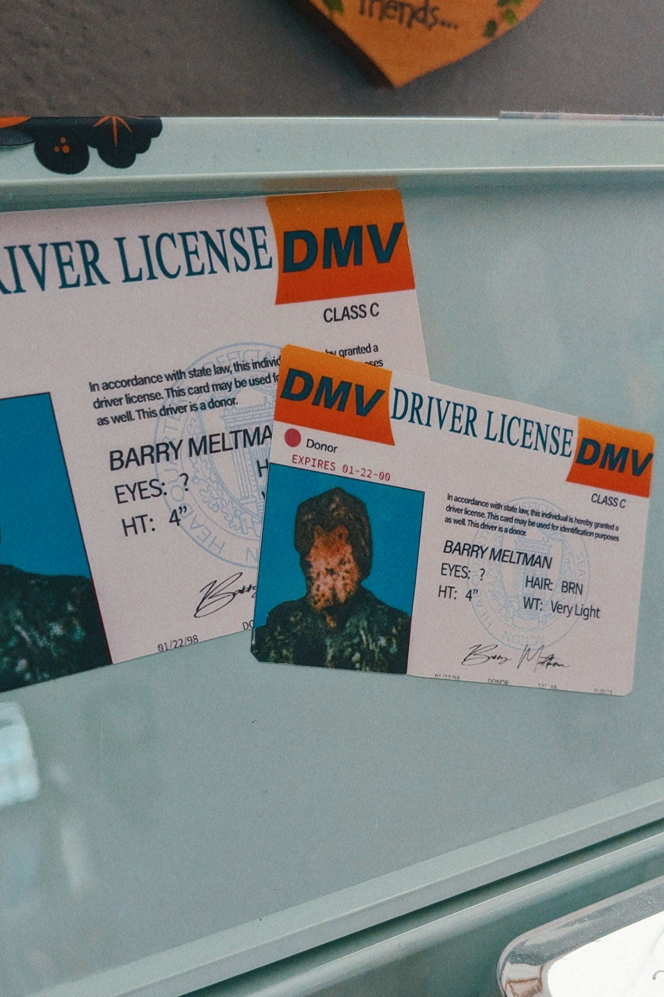 Meltman Driver License Glossy Sticker