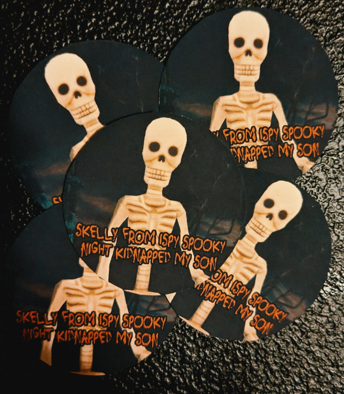 ISpy a Wanted Skeleton Sticker